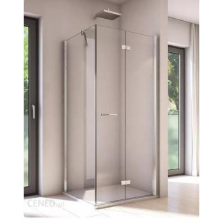Dveře sprchové do niky Sanswiss Solino SOLF1, levé, 80cm, profil černá