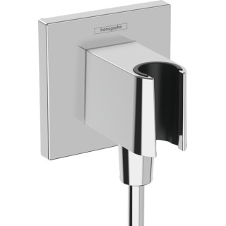 Propojení vody Hansgrohe FixFit E, s rukojetí sprchovým, černá matnáný