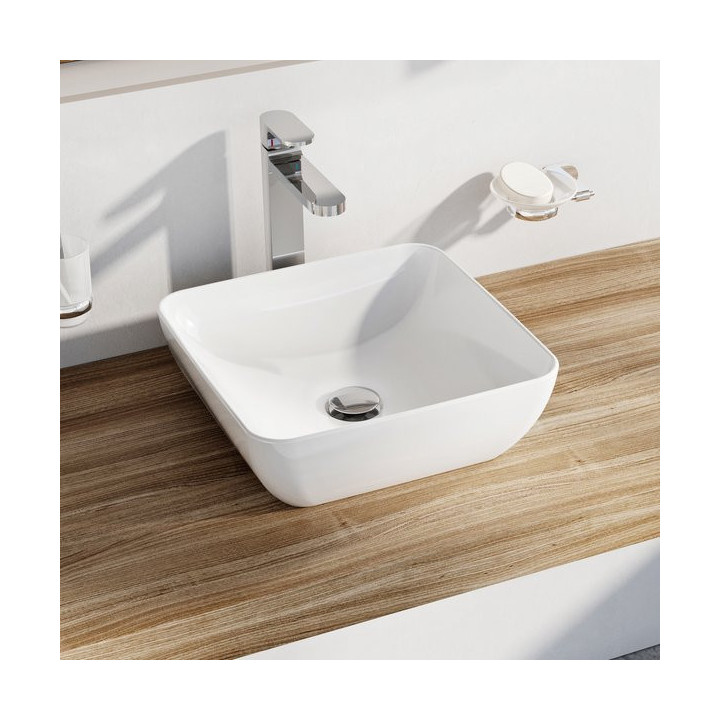 Umyvadlo Ravak UNI 380 S Slim, 38 cm - bílá