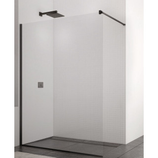 Stěna walk-in Sanswiss Easy STR4P, 100x200cm, univerzální, sklo čiré, profil černá