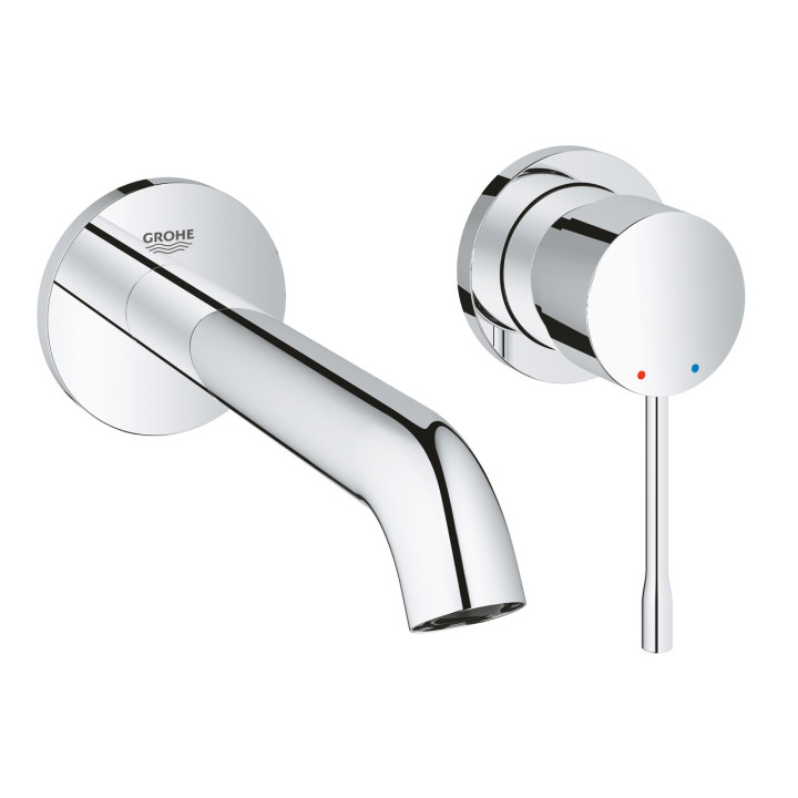 Umyvadlová baterie Grohe Essence Professional, podomítková, 2otvorová, výtokové rameno 230mm, chrom