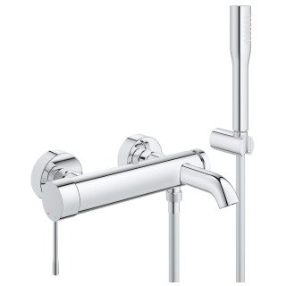 Vaňová baterie Grohe Essence Professional, nadomítková, 2 výstupy vody, chrom