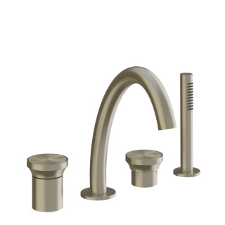 Bidetová baterie Gessi Origini, stojící, výška 157mm, zátka automatický, chrom