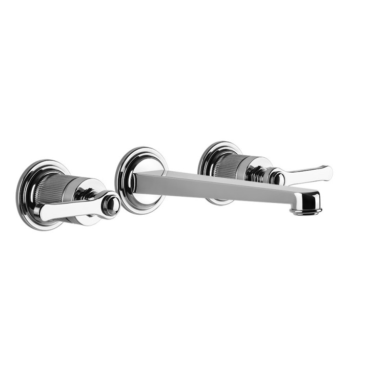 Umyvadlová baterie 2otvorová Gessi Venti20, podomítková, výtokové rameno 210mm, chrom