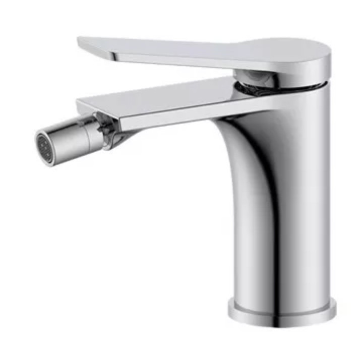 Umyvadlová baterie Demm Shine, stojící, výška 278mm, výtokové rameno 184mm, zátka klik-klak, chrom