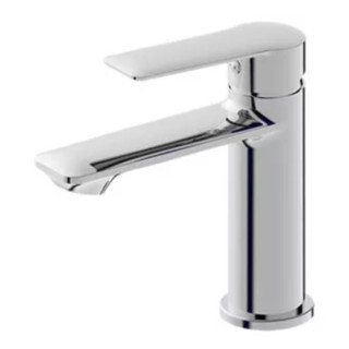 Umyvadlová baterie Demm Shine, stojící, výška 150mm, výtokové rameno 125mm, bez zátky, chrom