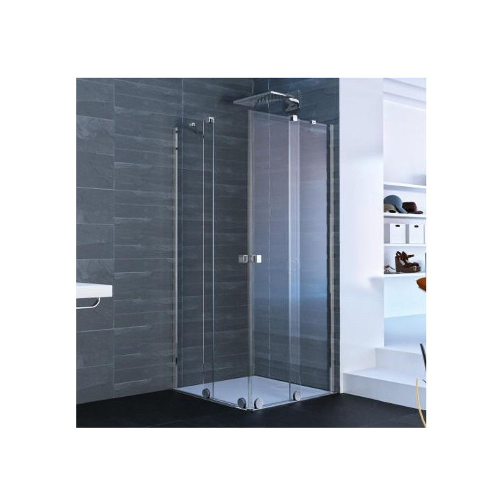 Dveře posuvné Huppe Aura Elegance , 900 x 900 mm, čiré sklo stříbrná mat , - sanitbuy.pl