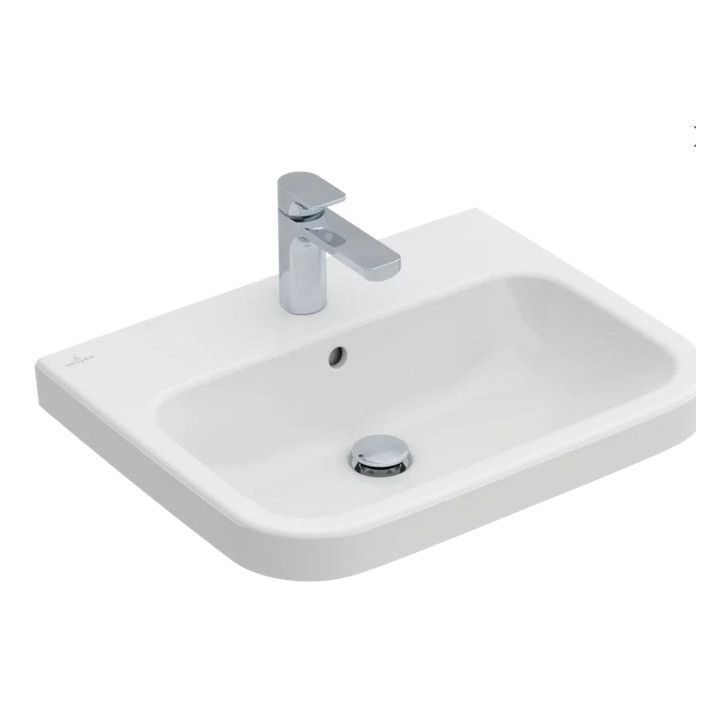 Villeroy & Boch Architectura Umyvadlo, 600 x 470 x 180 mm, Weiss Alpin, z přepadem, Nieszlifowany 