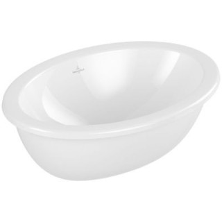 Umyvadlo Villeroy & BochLoop & Friends Umyvadlo pod desku, 430 x 285 x 185 mm, Weiss Alpin CeramicPlus, bez přepadu, Nieszlifowa