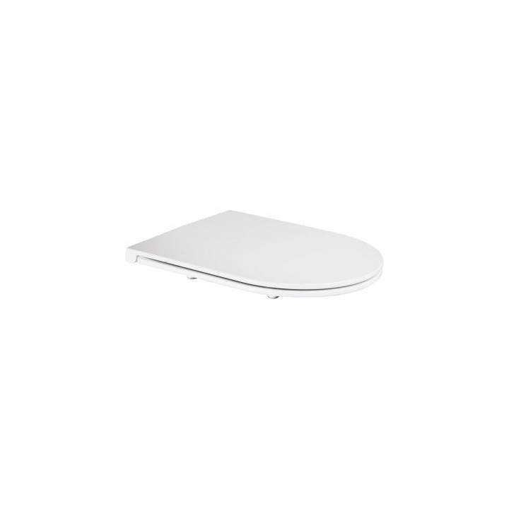 Závěsné wc wc Oltens Holsted 52,5x36 cm, PureRim s povrchem SmartClean - bílá