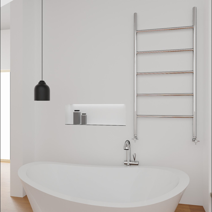 Grzejnik Imers Pinea 530x1000 mm - matný chrom - sanitbuy.pl