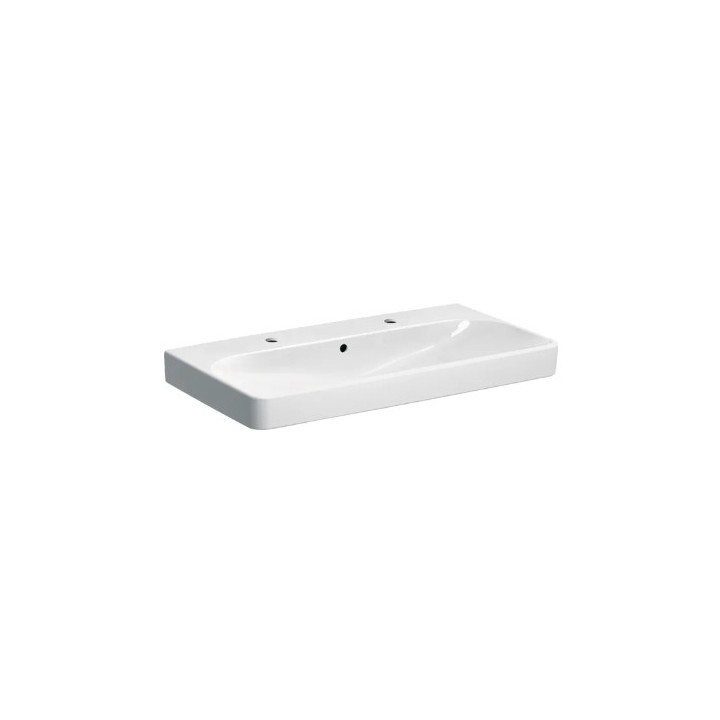 Geberit Smyle Square Umyvadlo, B90cm, H16.5cm, T48cm, z přepadem, bez otvoru pro baterii