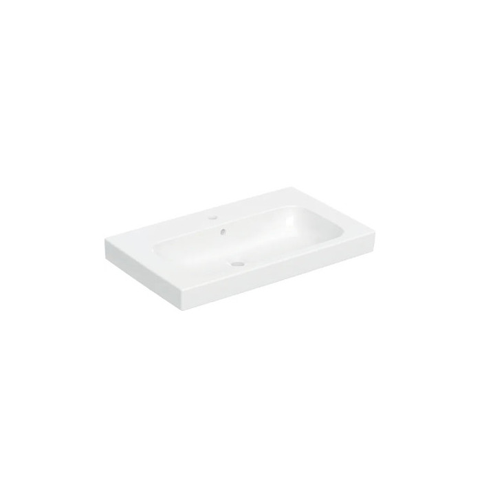 Geberit Modo Umyvadlo, B60cm, H15.5cm, T48.5cm, z přepadem, s otvorem pro baterii