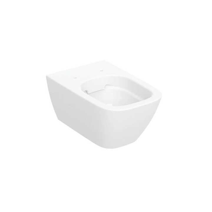 Geberit Smyle Square Závěsná mísa WC, s hlubokým splachováním, B35cm, H33cm, T54cm, skryté mocowania, Rimfree