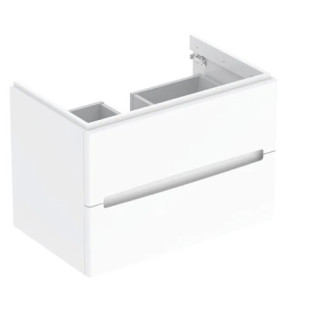 Geberit Modo Skříňka pod umyvadlo kompaktową, B49cm, H55cm, T39.5cm, se dvěma zásuvkami, bílý