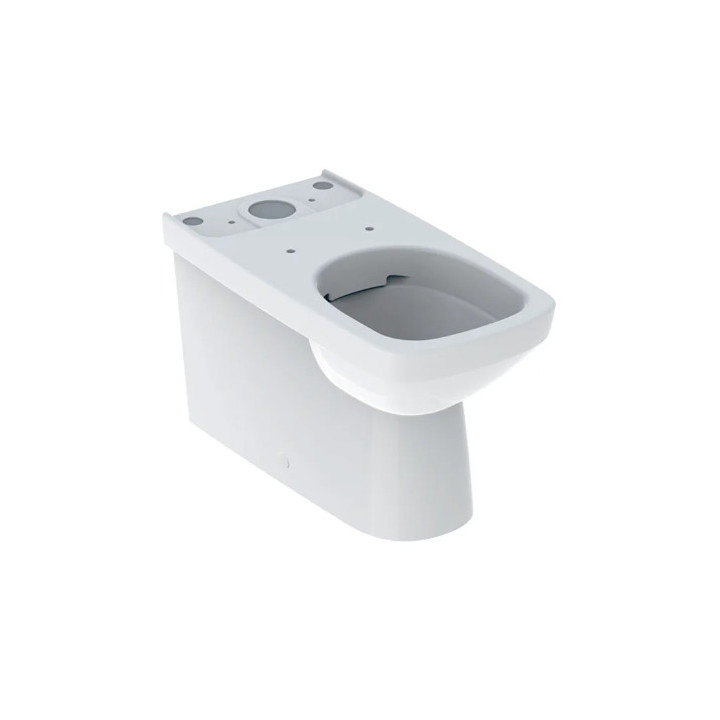 Geberit Selnova Square Stojící mísa WC do spłuczki nasadzanej, s hnebookým splachováním, B35cm, H40cm, T68cm, przylegająca do st