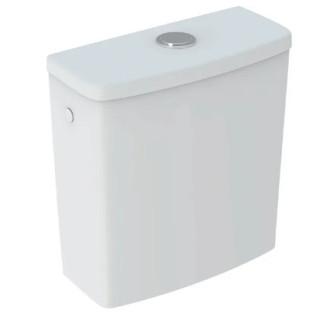 Geberit Selnova Square Splachovač nasadzana, B36.5cm, H39.5cm, T16.5cm, spłukiwanie dwudzielne, propojení vody z boku, obracana,