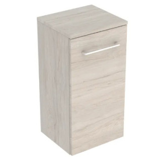 Geberit Selnova Square Skříňka boční, B33cm, H65cm, T29.7cm, z jednymi drzwiami, vlašský ořech hickory