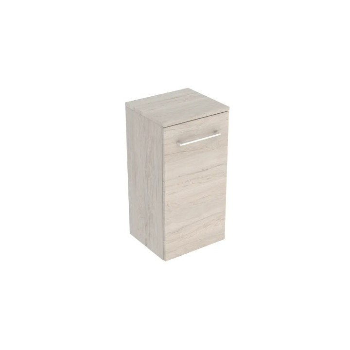 Geberit Selnova Square Skříňka boční, B33cm, H65cm, T29.7cm, z jednymi drzwiami, vlašský ořech hickory