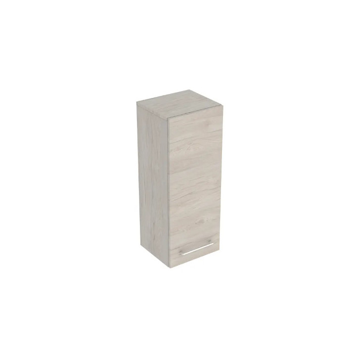 Geberit Selnova Square Skříňka boční, B33cm, H85cm, T29.7cm, z jednymi drzwiami, vlašský ořech hickory