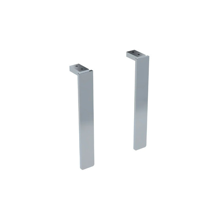 Geberit Selnova Square Souprava nóg, dvě kusy, H20.2cm, lesklý chrom