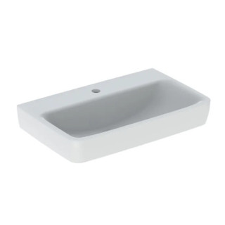 Geberit Selnova Compact Umyvadlo, B65cm, H17.5cm, T40cm, z přepadem, s otvorem pro baterii