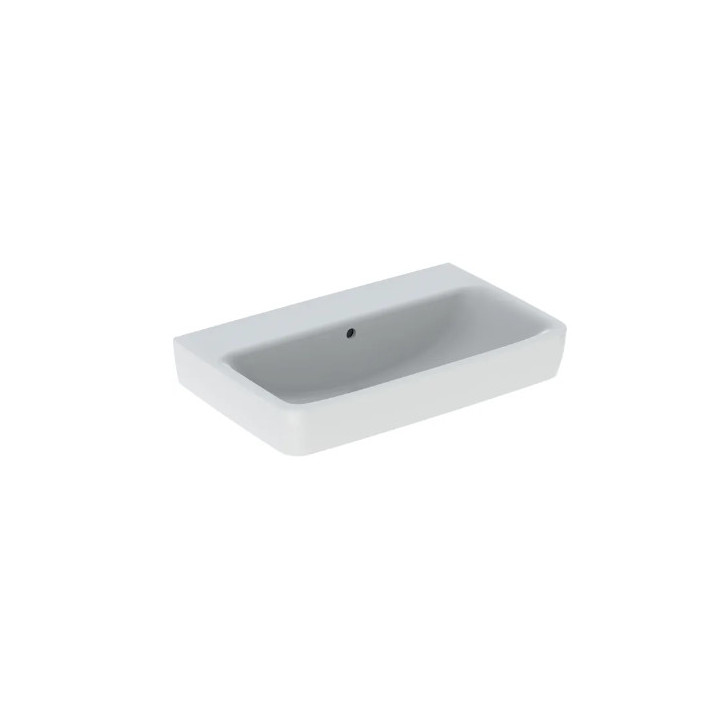 Geberit Selnova Compact Umyvadlo, B65cm, H17.5cm, T40cm, bez přepadu, s otvorem pro baterii