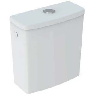 Geberit Selnova Splachovač nasadzana, B36.5cm, H39cm, T16.5cm, spłukiwanie dwudzielne, propojení vody z boku