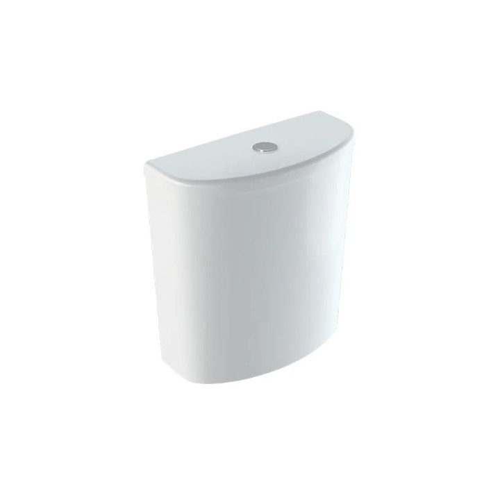 Geberit Selnova Splachovač nasadzana, B36.5cm, H39cm, T16.5cm, spłukiwanie dwudzielne, propojení vody z boku