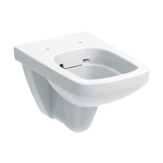 Geberit Selnova Compact Závěsná mísa WC, s hlubokým splachováním, B36cm, H34cm, T48cm, zkrácená, kształt geometryczny