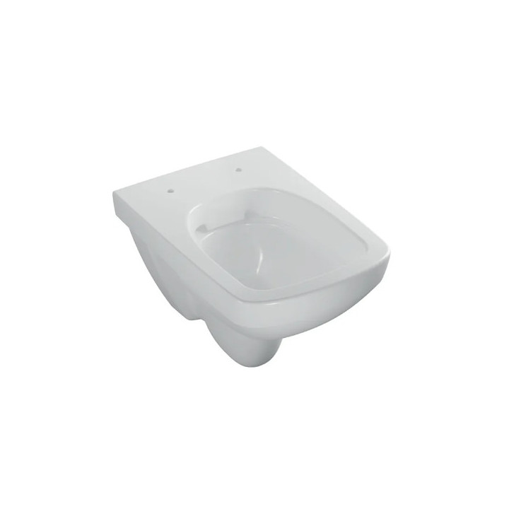 Geberit Selnova Compact Závěsná mísa WC, s hlubokým splachováním, B36cm, H34cm, T48cm, zkrácená, kształt geometryczny
