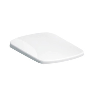 Geberit Selnova Compact Klozetové sedátko, připevnění od góry, kształt geometryczny, wolne opadanie, zachodząca poklop sedátka k