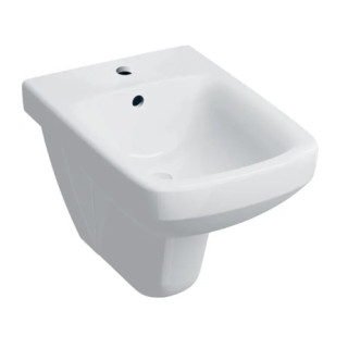 Geberit Selnova Závěsný bidet, B35cm, H34.5cm, T53cm, z přepadem, s otvorem pro baterii