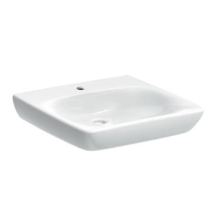 Geberit Selnova Comfort Umyvadlo, 55x15x55cm, z přepadem, s otvorem pro baterii
