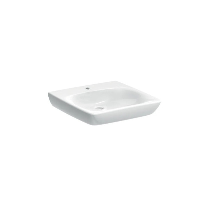 Geberit Selnova Comfort Umyvadlo, 60x15x55cm, z přepadem, s otvorem pro baterii