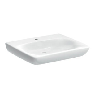 Geberit Selnova Comfort Umyvadlo, 65x15x55cm, z přepadem, s otvorem pro baterii