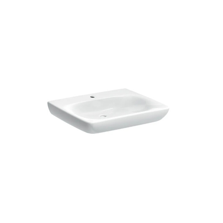 Geberit Selnova Comfort Umyvadlo, 65x15x55cm, z přepadem, s otvorem pro baterii