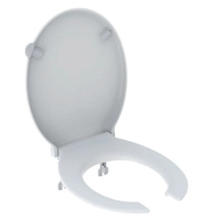 Geberit Selnova Comfort Klozetové sedátko, z otwartym siedziskiem, připevnění od dołu, pánty kovové, antibakteriální