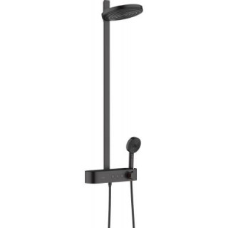 Sprchový sada Hansgrohe Showerpipe Raindance Select S 240 1jet P, baterie termostatická, černá matnáný