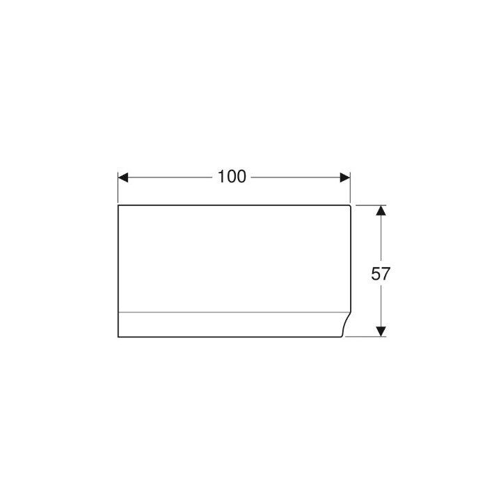 SELNOVA krycí panel k vaně 150 cm, levá