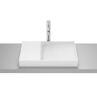 HORIZON Umyvadlo na postavení na desku DASH 60x38 cm CZARNY MAT