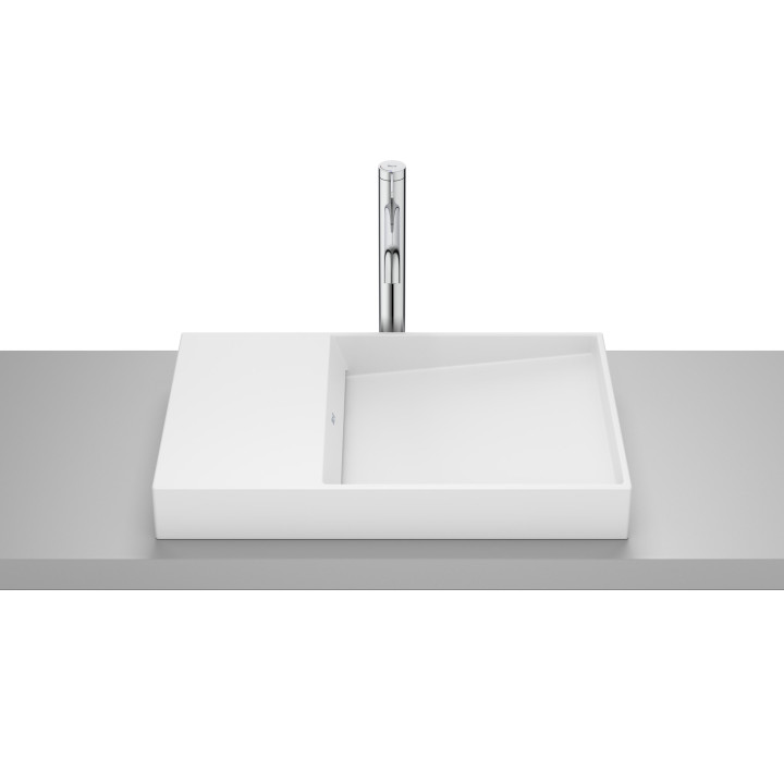 HORIZON Umyvadlo na postavení na desku DASH 60x38 cm CZARNY MAT