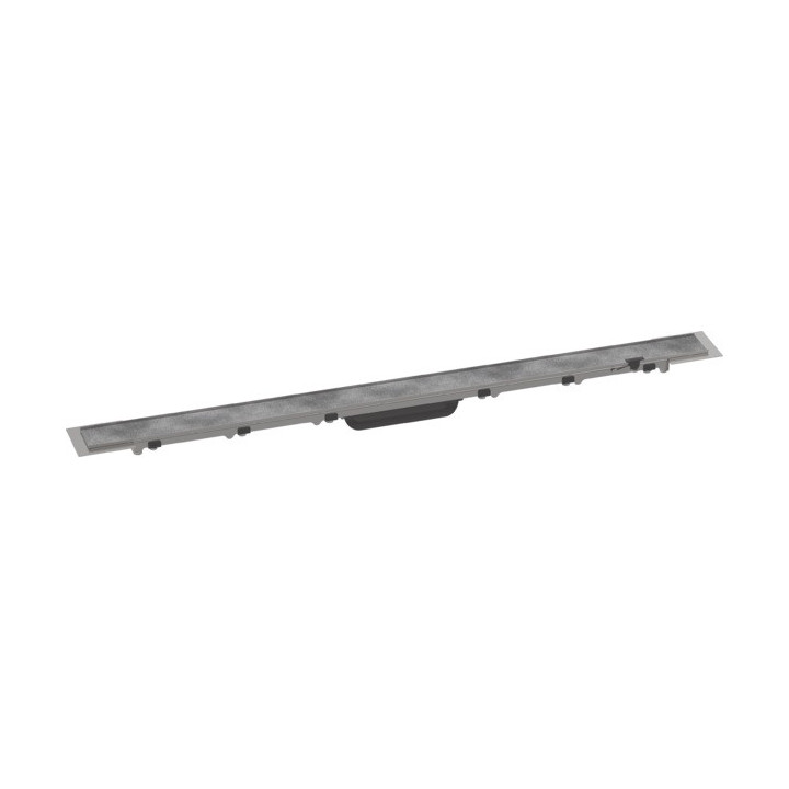 Vnější komponent odpływu Hansgrohe RainDrain Flex, 90cm, s možností przycięcia i k montáži v podlaze - černá matnáný