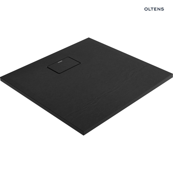 Oltens Bergytan čtvercová sprchová vanička 80x80 cm RockSurface - bílý