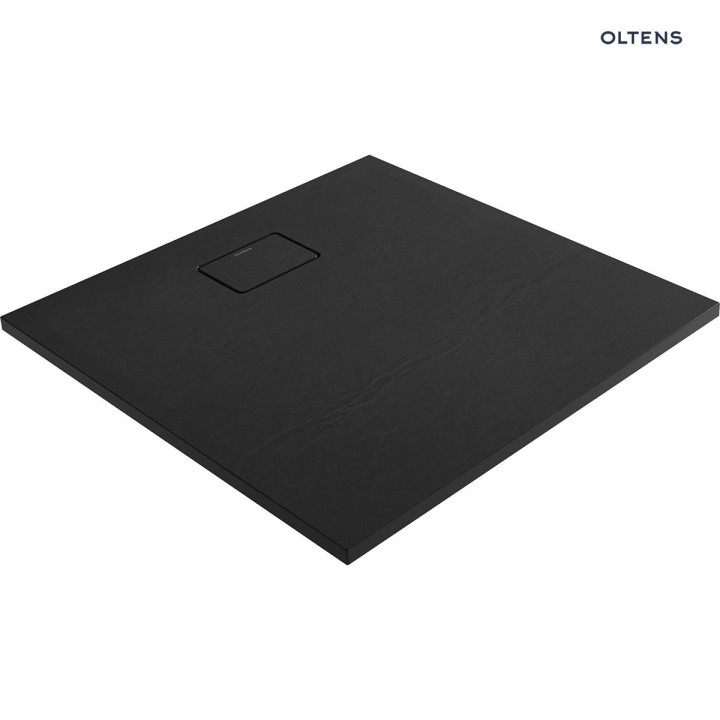 Oltens Bergytan čtvercová sprchová vanička 90x90 cm RockSurface - bílý