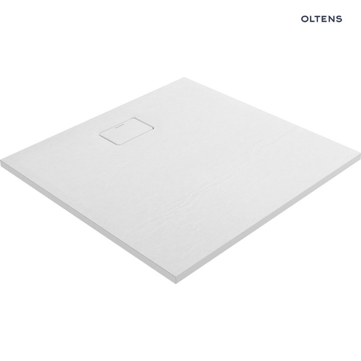 Oltens Bergytan čtvercová sprchová vanička 90x90 cm RockSurface - šedá