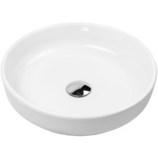 Oltens Fossa umyvadlo 40 cm na desku s povrchem SmartClean - bílá