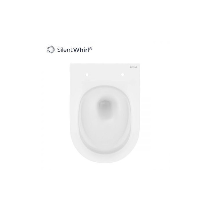 Oltens Hamnes Stille Závěsné WC WC PureRim - bílá 