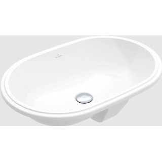 Architectura Umyvadlo pod desku, 570 x 375 x 175 mm, Weiss Alpin, z přepadem