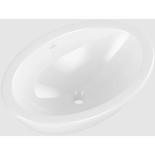 Loop & Friends Umyvadlo pod desku, 560 x 380 x 220 mm, Weiss Alpin, z přepadem